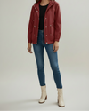 Kvindernes trench coat med hætte og regular fit