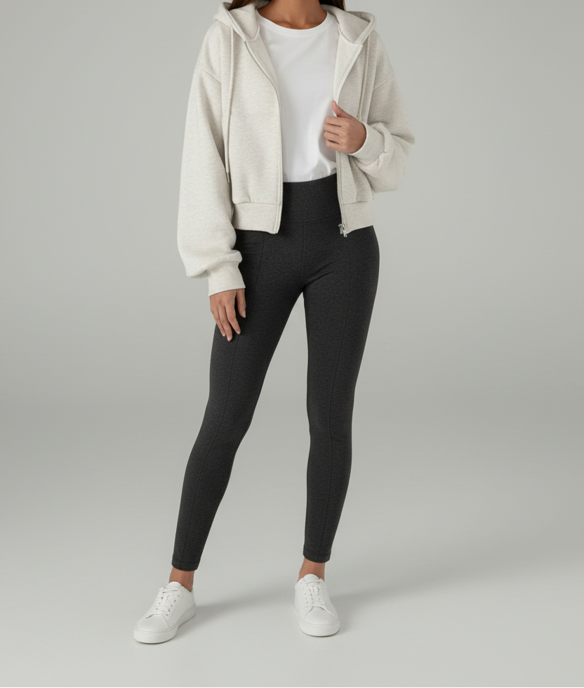 Women’s Cropped Hooded Zip-Up