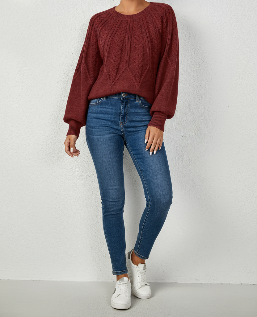 Cable Knit Sweater Timeless Elegance