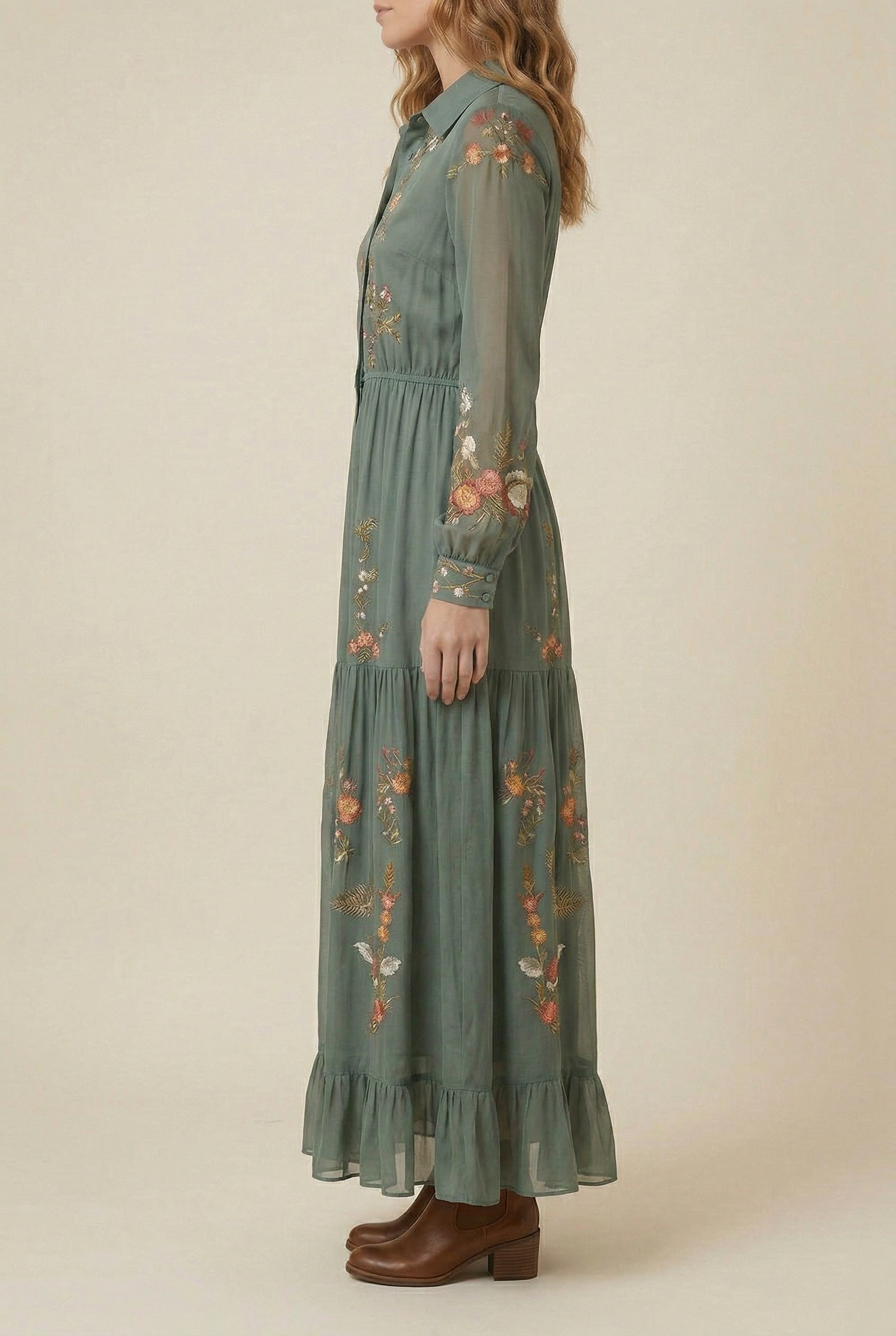 Bohemian Floral Maxi Dress