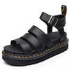 Women’s Platform Strappy Sandals with Chunky Sole and Adjustable Buckle