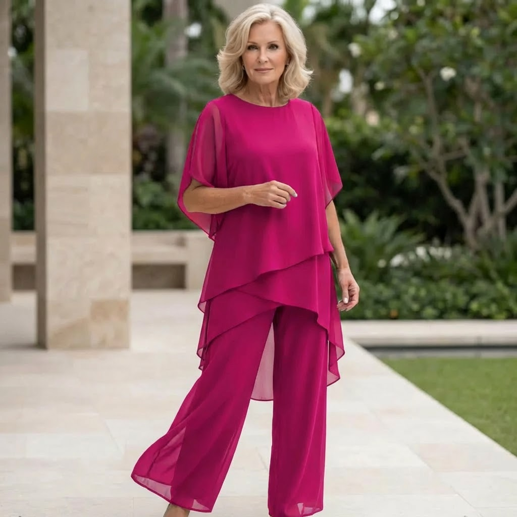 Women’s Draped Two Piece Set