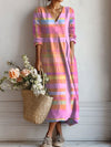 Women’s Everyday Comfort Maxi Dress with Pockets and Relaxed Fit