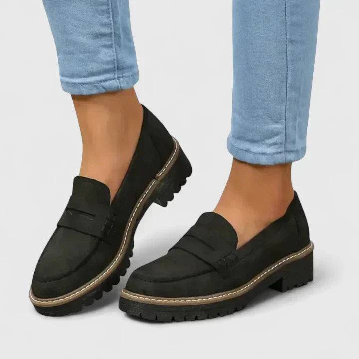 Orthopedic Loafers with Lightweight Sole Design