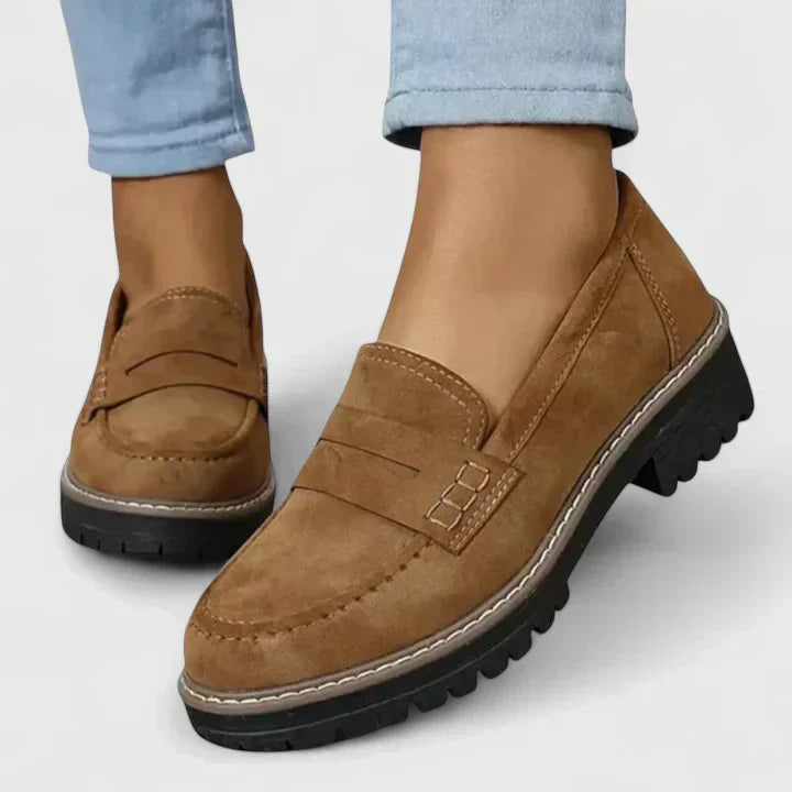 Orthopedic Loafers with Lightweight Sole Design