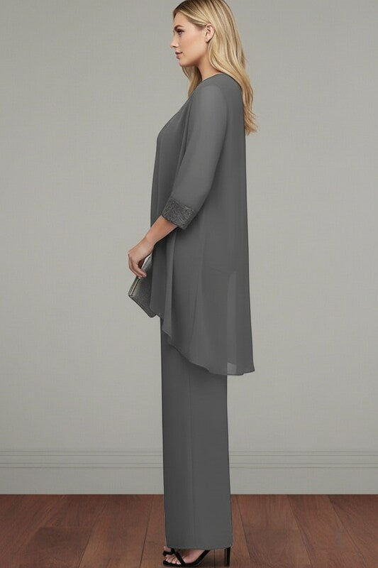 Women’s Three Piece Set with Relaxed Fit and Coordinated Design
