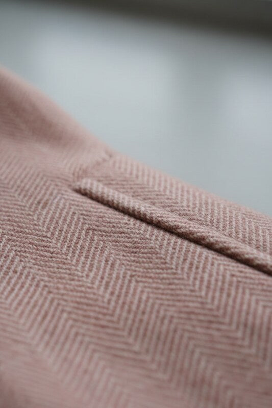 Textured Womens Blazer Jacket with Notched Collar Fit
