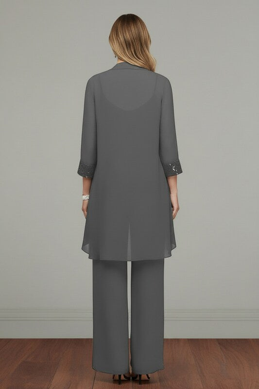 Women’s Three Piece Set with Relaxed Fit and Coordinated Design
