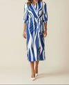 Wrap Style Dress with Waist Tie and Lightweight Silhouette