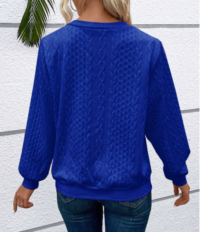 Women’s Cable Knit Quarter Zip Jumper