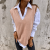 Women’s V Neck Knitted Vest