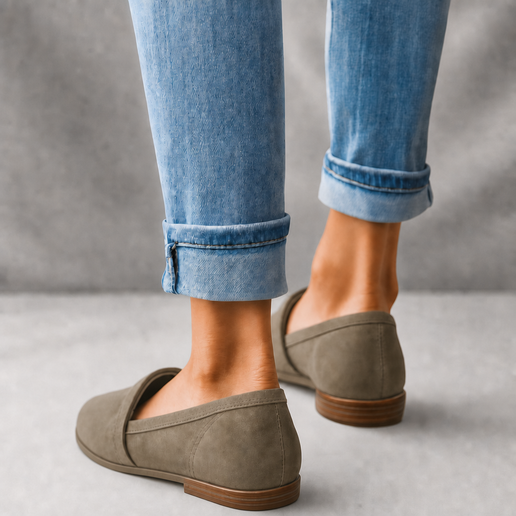 Women’s Pointed Toe Loafers with Penny Strap